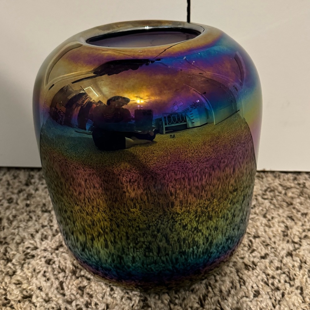 Used Iridescent Vase